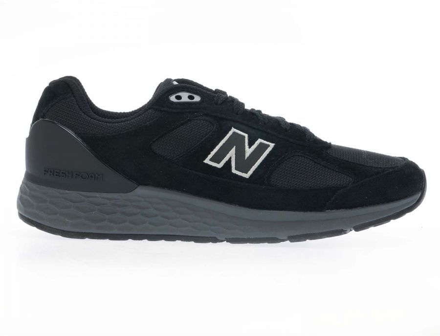 New Balance Mens Fresh Foam 1880 Walking Shoes 4e Width In Black Textile - Size Uk 6