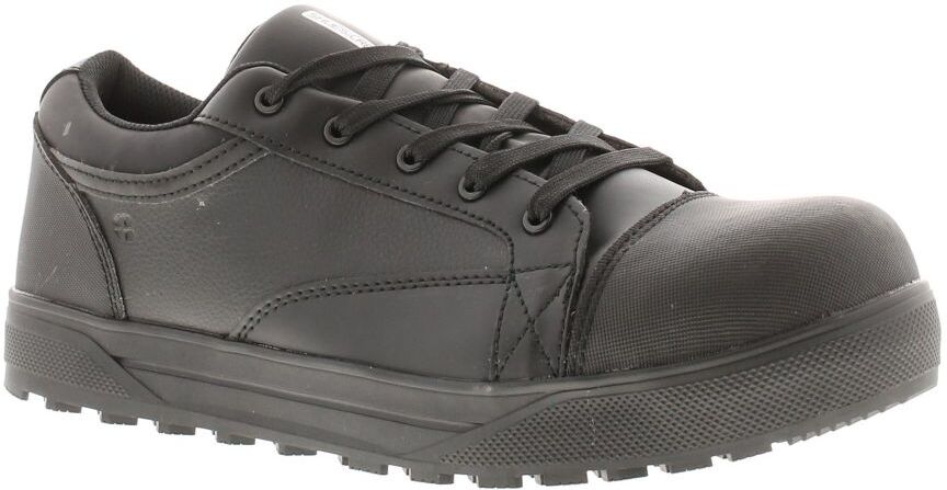 Shoes For Crews Mens Safety Trainers Fergus Leather Lace Up Black Leather (Archived) - Size Uk 9