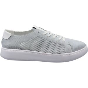 Calvin Klein Jeans Freeport Mens Grey Trainers - Blue Textile - Size Uk 10