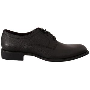 Dolce & Gabbana Mens Black Leather Lace Up Formal Derby Shoes - Size Eu 41