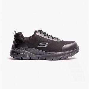 Skechers 200086ec Arch Fit Sr - Ringstap Mens Safety Shoes Black Lace - Size Uk 7