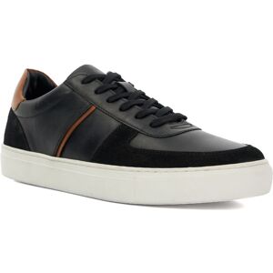 Dune London Mens Theron - Leather Panel Detail Trainers - Black - Size Uk 8 Dune London Mens Theron - Leather Panel Detail Trainers - Black - Size Uk 8