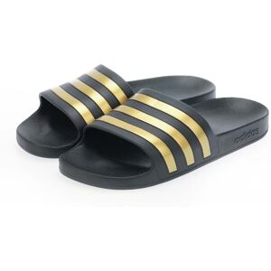 Adidas Mens Adilette Aqua Slide Sandals In Black Gold - Size Uk 9 Adidas Mens Adilette Aqua Slide Sandals In Black Gold - Size Uk 9