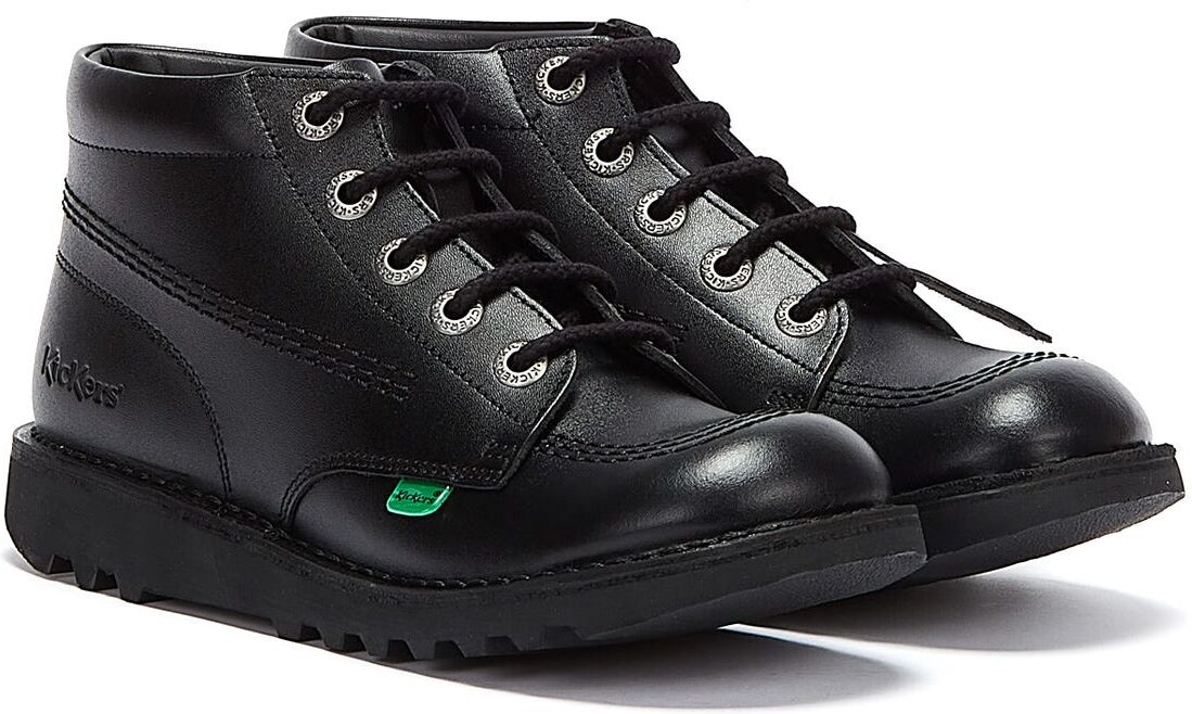 Kickers Kick Hi Mens Leather Ankle Boots - (Black) - Size Uk 6.5