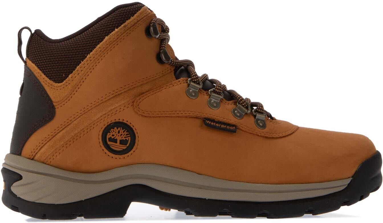 Timberland Mens White Ledge Waterpoof Mid Hiking Boots In Wheat - Natural - Size Uk 6.5