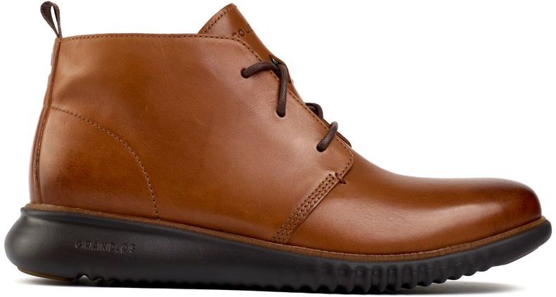 Cole Haan Mens Zerogrand Chukka Boots - Tan Leather - Size Uk 12