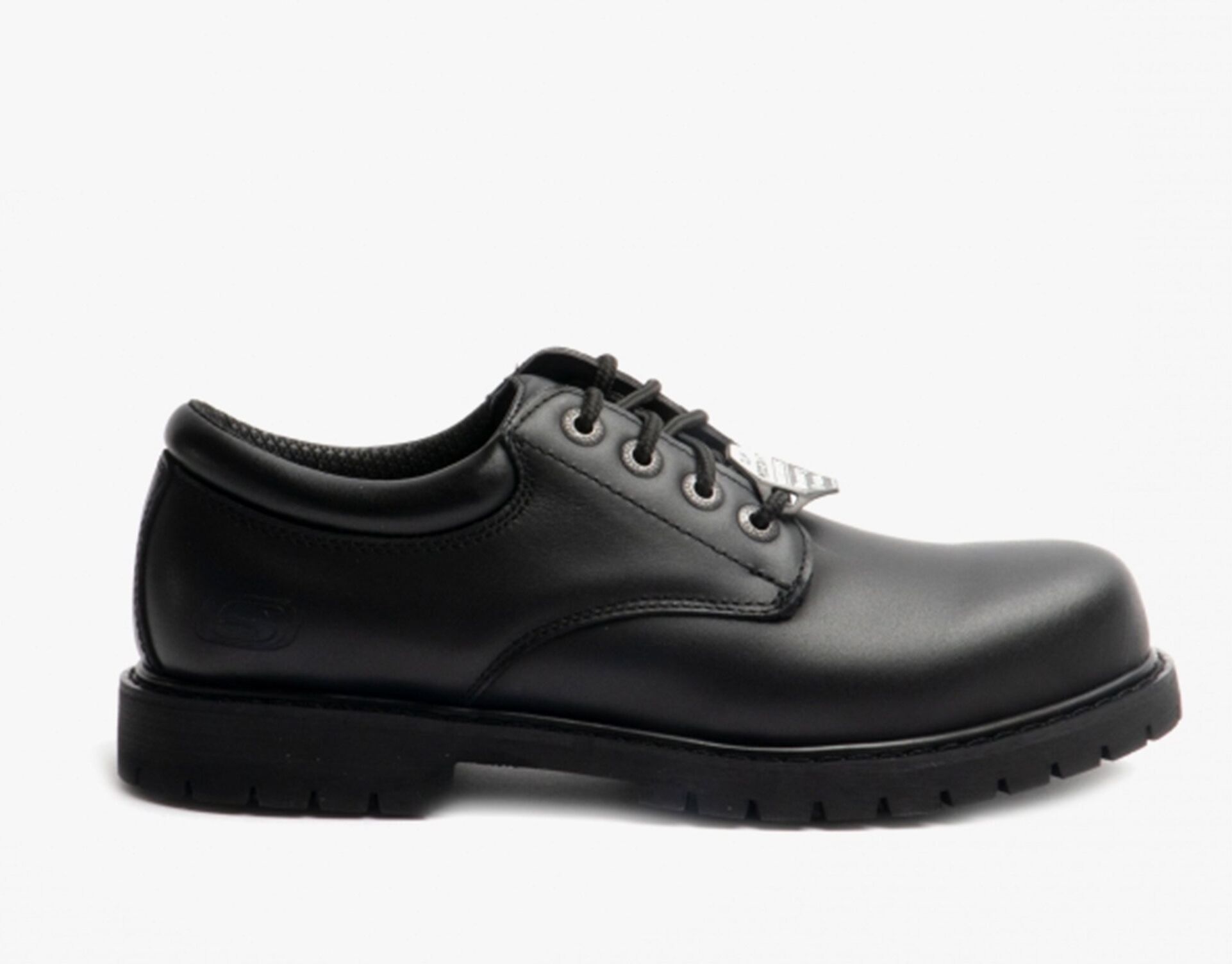 Skechers Relaxed Fit: Cottonwood - Elks Sr Mens Leather Anti-Slip Shoes Black - Size Uk 6