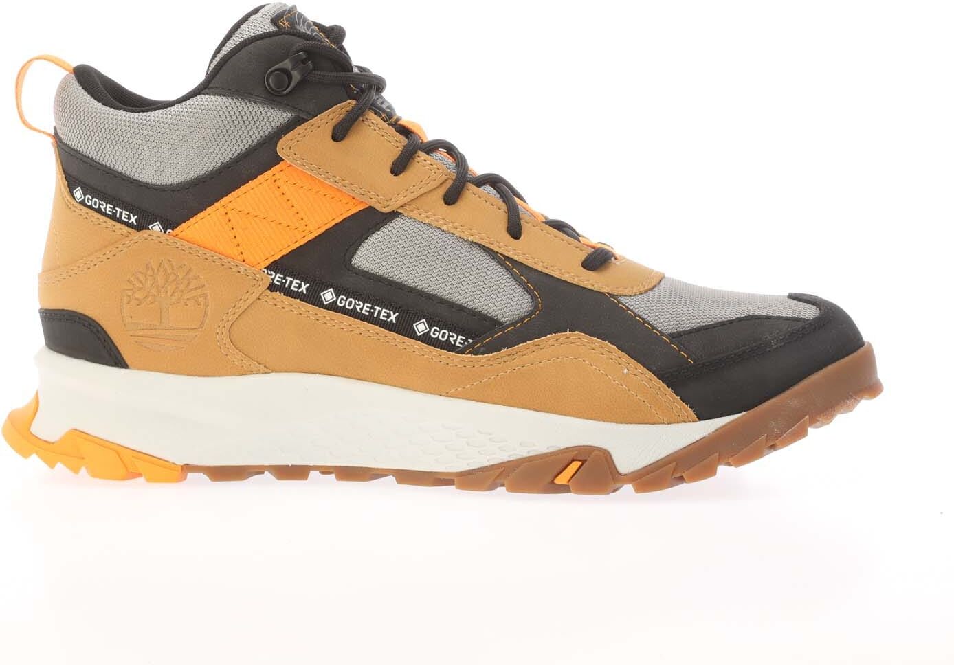 Timberland Mens Lincoln Peak Mid Waterproof Hiking Boots In Wheat - Natural Leather - Size Uk 6.5