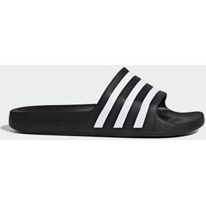 Adidas Sportswear Unisex Adilette Aqua Slides - Black/white - Size Uk 5