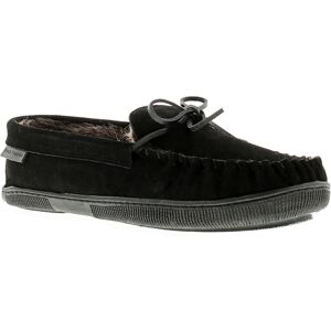 Hush Puppies Mens Real Suede Mocassin Slipper With Cosy Faux Fur Lining And Sock A Flexible Hardwearing Sol - Black - Size Uk 12 Hush Puppies Mens Real Suede Mocassin Slipper With Cosy Faux Fur Lining And Sock A Flexible Hardwearing Sol - Black - Size Uk 12