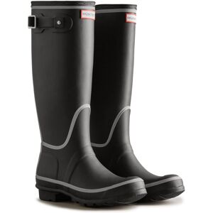 Hunter Womens Original Tall Reflective Outline Patterned Wellingtons - Black Rubber - Size Uk 5 Hunter Womens Original Tall Reflective Outline Patterned Wellingtons - Black Rubber - Size Uk 5