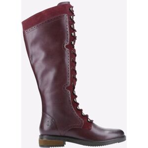 Hush Puppies Rudy Leather Suede Women's Burgundy Boots - Boots Hush Puppies Rudy Leather Suede Women's Burgundy Boots - Boots