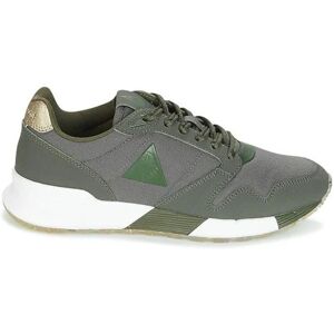 Le Coq Sportif Omega X Metallic Green Trainers - Women Le Coq Sportif Omega X Metallic Green Trainers - Women