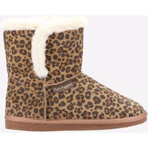 Hush Puppies Ashleigh Memory Foam Slipper Boots Womens - Brown - Size Uk 4 Hush Puppies Ashleigh Memory Foam Slipper Boots Womens - Brown - Size Uk 4