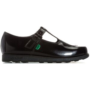 Kickers Womens Fragma T Patent Shoes In Black Leather - Size Uk 4 Kickers Womens Fragma T Patent Shoes In Black Leather - Size Uk 4