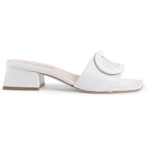 Dee Ocleppo Womens Dizzy Logo Mule - White Leather (Archived) - Size Uk 4.5 Dee Ocleppo Womens Dizzy Logo Mule - White Leather (Archived) - Size Uk 4.5