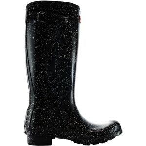 Hunter Childrens Unisex Giant Glitter Kids Black Wellies Boots - Size Uk 1 Hunter Childrens Unisex Giant Glitter Kids Black Wellies Boots - Size Uk 1