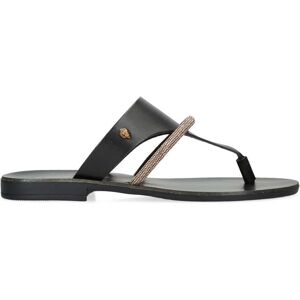 Kurt Geiger London Womens Leather Kgl Strand Sandals - Black Leather (Archived) - Size Uk 5 Kurt Geiger London Womens Leather Kgl Strand Sandals - Black Leather (Archived) - Size Uk 5