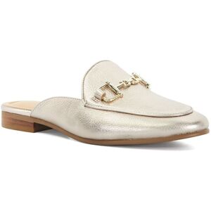 Dune London Womens Ladies Glairing - Branded Snaffle Trim Backless Loafers - Gold Leather - Size Uk 3 Dune London Womens Ladies Glairing - Branded Snaffle Trim Backless Loafers - Gold Leather - Size Uk 3