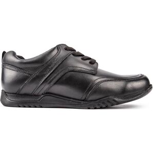 Hush Puppies Boys Harvey Shoes - Black Leather - Size Uk 4 Hush Puppies Boys Harvey Shoes - Black Leather - Size Uk 4