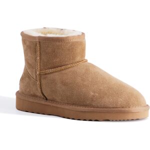 Aus Wooli Childrens Unisex Australia Kid'S Sheepskin Bondi Ankle Boots - Tan Leather - Size Uk 1 Infant Aus Wooli Childrens Unisex Australia Kid'S Sheepskin Bondi Ankle Boots - Tan Leather - Size Uk 1 Infant