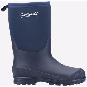 Cotswold Childrens Unisex Hilly Waterproof Neoprene Wellington Junior - Blue Rubber - Size Uk 8 Infant Cotswold Childrens Unisex Hilly Waterproof Neoprene Wellington Junior - Blue Rubber - Size Uk 8 Infant