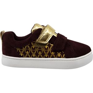 Clarks Childrens Unisex X Marvel City Hero Kids Burgundy Trainers - Red Leather - Size Uk 7 Infant Clarks Childrens Unisex X Marvel City Hero Kids Burgundy Trainers - Red Leather - Size Uk 7 Infant
