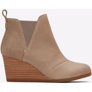 Toms Kelsey Wedge Boots Womens - Tan - Size Uk 7 Toms Kelsey Wedge Boots Womens - Tan - Size Uk 7