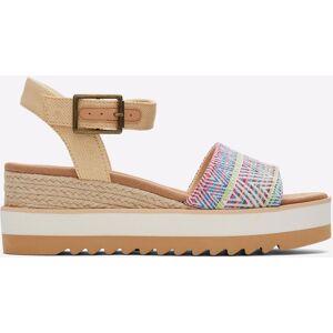 Toms Diana Platform Sandals Womens - Tan - Size Uk 8 Toms Diana Platform Sandals Womens - Tan - Size Uk 8