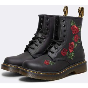 Dr. Martens Dr 1460 Vonda Softy T Floral Womens Boot - Black/red Leather - Size Uk 5 Dr. Martens Dr 1460 Vonda Softy T Floral Womens Boot - Black/red Leather - Size Uk 5