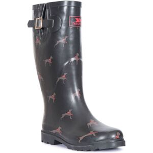 Trespass Womens/ladies Samira Printed Wellington Boots (Black) - Size Uk 4 Trespass Womens/ladies Samira Printed Wellington Boots (Black) - Size Uk 4