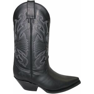 Grinders Unisex Black Leather Western Cowboy Boots-Buffalo - Size Eu 38 Grinders Unisex Black Leather Western Cowboy Boots-Buffalo - Size Eu 38