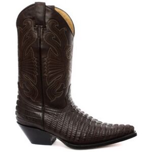 Grinders Unisex Brown Leather Western Cowboy Boots – Carolina - Size Eu 42 Grinders Unisex Brown Leather Western Cowboy Boots – Carolina - Size Eu 42