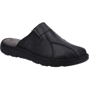 Hush Puppies Mens Carson Mule Sandals Black Leather - Size Uk 6 Hush Puppies Mens Carson Mule Sandals Black Leather - Size Uk 6