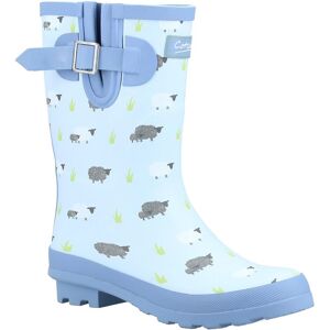 Cotswold Womens/ladies Farmyard Sheep Mid Calf Wellington Boots (Blue) - Size Uk 7 Cotswold Womens/ladies Farmyard Sheep Mid Calf Wellington Boots (Blue) - Size Uk 7