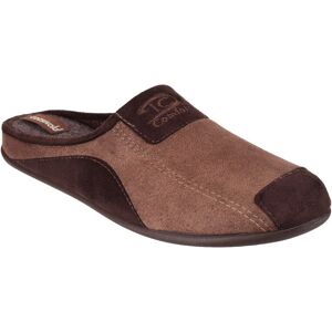 Cotswold Westwell Slip On Mule Slippers - Brown - Slippers Cotswold Westwell Slip On Mule Slippers - Brown - Slippers