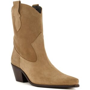 Dune London Womens Ladies Pardner Western Ankle Boots - Sand Suede - Size Uk 3 Dune London Womens Ladies Pardner Western Ankle Boots - Sand Suede - Size Uk 3