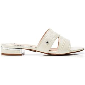 Moda In Pelle Womens Murah Off White Sandals Patent Leather - Size Eu 37 Moda In Pelle Womens Murah Off White Sandals Patent Leather - Size Eu 37