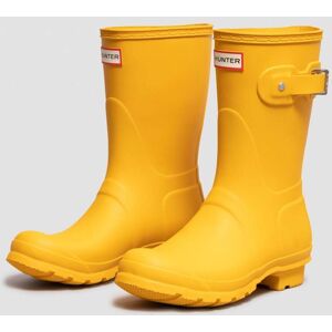 Hunter Original Short Womens Wellies - Yellow - Size Uk 5 Hunter Original Short Womens Wellies - Yellow - Size Uk 5