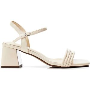 Moda In Pelle Womens Mayra Off White Heels Faux Leather - Size Eu 36 Moda In Pelle Womens Mayra Off White Heels Faux Leather - Size Eu 36