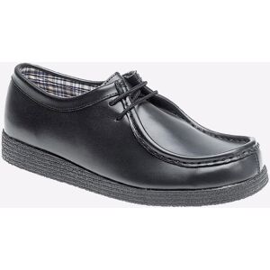 Route 21 Childrens Unisex Omaha Apron Para Shoe Junior - Black Leather - Size Uk 4 Infant Route 21 Childrens Unisex Omaha Apron Para Shoe Junior - Black Leather - Size Uk 4 Infant