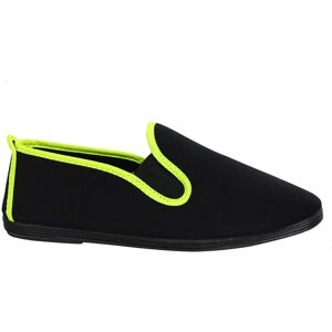 Flossy Unisex Style Novelda Black Plimsolls Canvas - Size Uk 2.5 Flossy Unisex Style Novelda Black Plimsolls Canvas - Size Uk 2.5