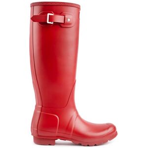 Hunter Womens Original Tall Classic Boots - Red Rubber - Size Uk 4 Hunter Womens Original Tall Classic Boots - Red Rubber - Size Uk 4