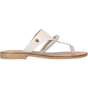 Kurt Geiger London Womens Leather Kgl Strand Sandals - White - Size Uk 4 Kurt Geiger London Womens Leather Kgl Strand Sandals - White - Size Uk 4