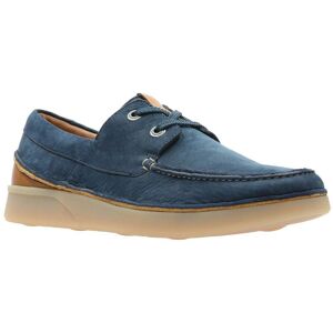 Clarks Oakland Sun Mens Navy Shoes Leather - Size Uk 7.5 Clarks Oakland Sun Mens Navy Shoes Leather - Size Uk 7.5
