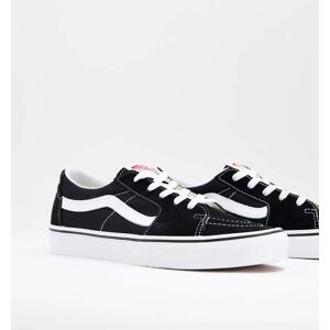 Vans Womens Sk8-Low Trainers In Black Rubber - Size Uk 3.5 Vans Womens Sk8-Low Trainers In Black Rubber - Size Uk 3.5