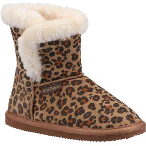 Hush Puppies Girls Ashlynn Leopard Print Suede Slippers (Leopard) - Size Uk 1 Infant Hush Puppies Girls Ashlynn Leopard Print Suede Slippers (Leopard) - Size Uk 1 Infant