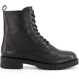 Dune London Womens Prestin Lace-Up Leather Boots - Black - Size Uk 8 Dune London Womens Prestin Lace-Up Leather Boots - Black - Size Uk 8