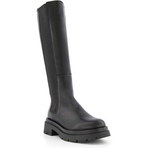 Dune London Womens Ladies Tempas Chunky-Sole Leather Knee-High Boots - Black Leather (Archived) - Size Uk 7 Dune London Womens Ladies Tempas Chunky-Sole Leather Knee-High Boots - Black Leather (Archived) - Size Uk 7