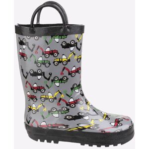 Cotswold Childrens Unisex Digger Puddle Waterproof Wellington Junior - Grey Rubber - Size Uk 12 Kids Cotswold Childrens Unisex Digger Puddle Waterproof Wellington Junior - Grey Rubber - Size Uk 12 Kids